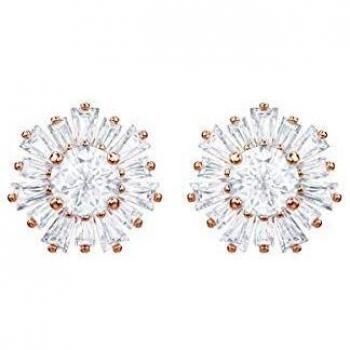Swarovski Women's Sunshine Earrings, Pair of Pierced Earrings with Swarovski Crystals, Rose-gold Tone Plated, from the Swarovski Sunshine Collection