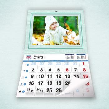 FOTOCENTER Calendarios Personalizados faldilla 43 x 62 cm - Imprime tu Pack de 2 calendarios idénticos.