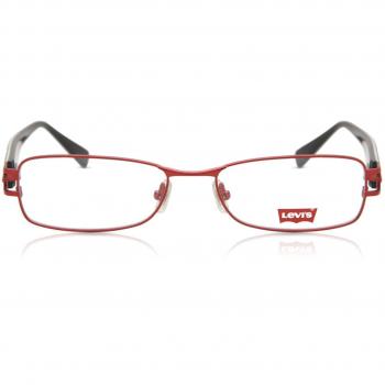 Levi's LS2537 019 Armazones para Mujer Rojas, Lentes Recetados Para Mujer Rojos, Gafas Recetadas para Mujer Rojas