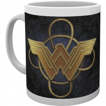 GB Eye LTD, Wonder Woman, Gold Logo, Taza