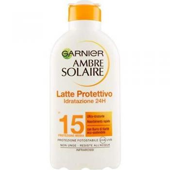 GARNIER Ambre Solaire FP15 200 ml de leche. - productos solares