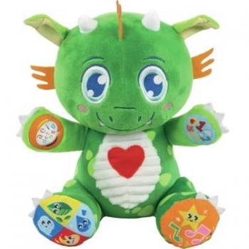 Clementoni - Ramón, Mi Amigo el Dragón - Peluche Interactivo para Bebés - Educativo, Multisensorial y Musical - A Partir de 6 Meses - Fabricado en Italia - 55557