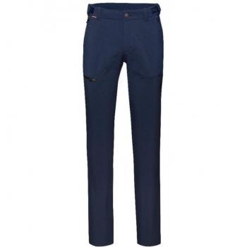 Pantalones largos Mammut Runbold azul marino para hombre - Talla S