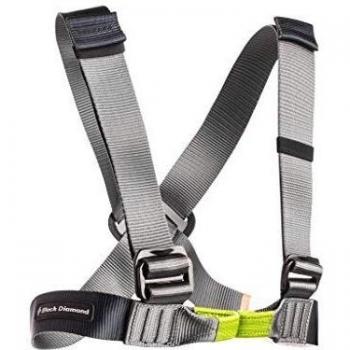 Black Diamond Vario Chest Harness - Unisex Adjustable Grey/Black