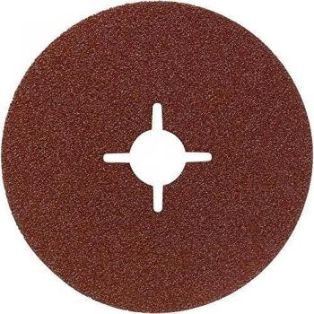 Bosch 2 608 605 493 - Disco lijador de fibra para amoladora angular, corindón - 230 mm, 22 mm, 80
