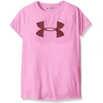 Under Armour Big Solid-Camiseta de deporte para niña Verve, FR: XS