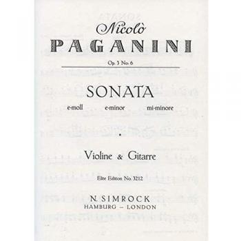 Sonata in e minor op. 3-6