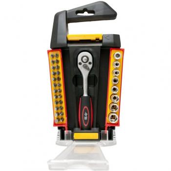 PROFER TOP - Llave Vaso Jgo 33 Pz +Carraca Profer Top 1/4''