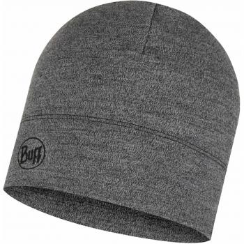 Buff Unisex Adults Merino Wool Beanie Hat - Light Grey Melange