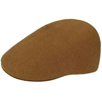 Kangol Wool 507 Seamless Flat Cap - Beige XL Unisex