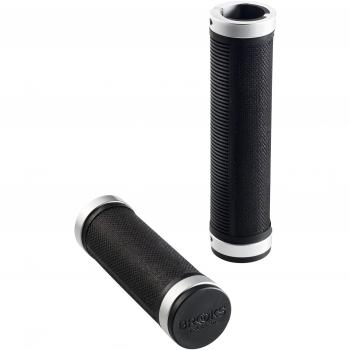 Brooks 809 402 00 - Manillar Unisex Cambium Rubber Grips, corto/corto, 130-100 mm