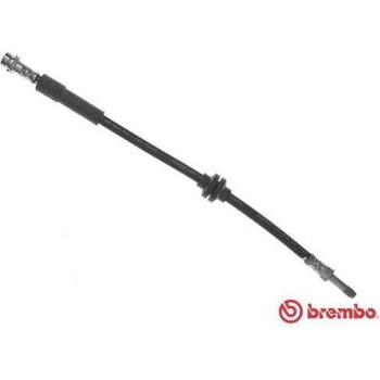 Latiguillo de freno BREMBO T 24 118 con alta resistencia, fabricado en materiales de calidad, diseñado para un rendimiento óptimo en sistemas de frenos, compatible con diversas marcas y modelos de vehículos