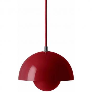 Lámpara colgante Flowerpot VP10, Ø 16 cm, rojo bermellón