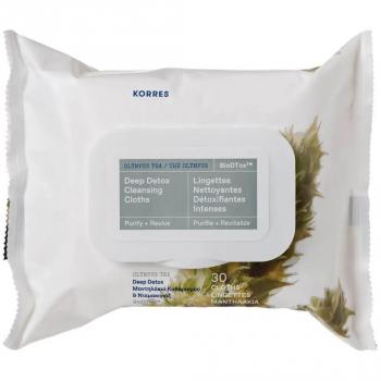Toallitas Desmaquillantes Korres Olympus Tea 30 uds