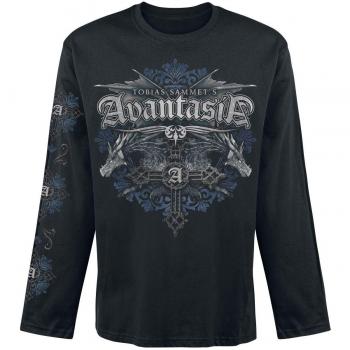 Avantasia Dragon Camisa Manga Larga Negro XL