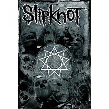 Lámina Decorativa Slipknot - Diseño Pentagrama (Dimensiones 61 x 91,5 cm)