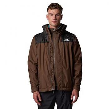 Chaqueta Doble Impermeable The North Face Evolve II Triclimate Marrón Oscuro/Negro XL
