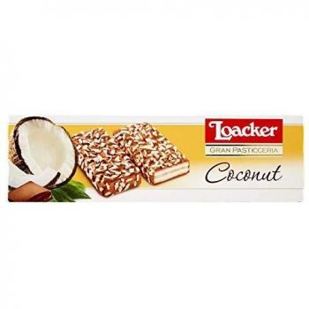 Loacker Galleta Cubierta Chocolate Coco Rell Caja 100