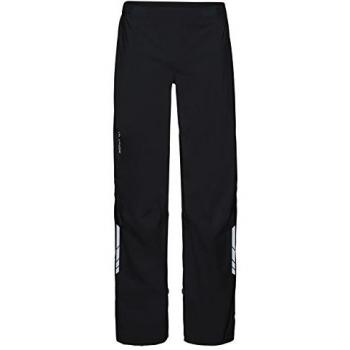 VAUDE Men 's Moab Rain Pantalones, Primavera/Verano, Hombre, Color Negro, tamaño Medium