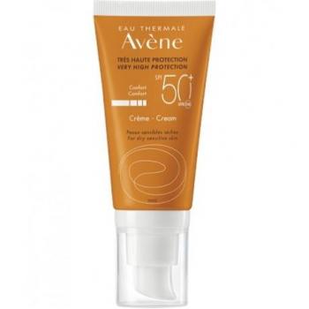 AVENE Solar crema SPF 50+ para piel sensible seca 50 ml.