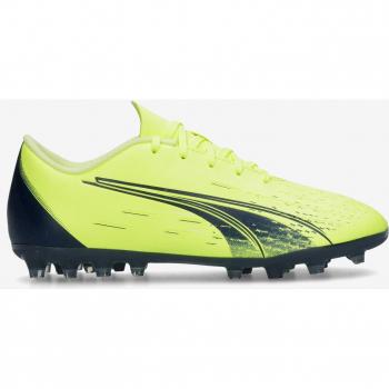 Botas de Fútbol Puma Ultra Play Mg para niños en color verde