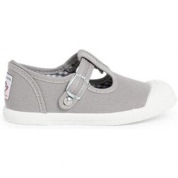 Zapatillas de lona para niños con puntera de goma