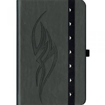 Cuaderno Metrópoli. Tattoo 2: notitieboek met band met studs