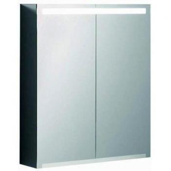 Espejo de baño Geberit Option con iluminación LED y 2 puertas, 60 cm x 70 cm x 15 cm