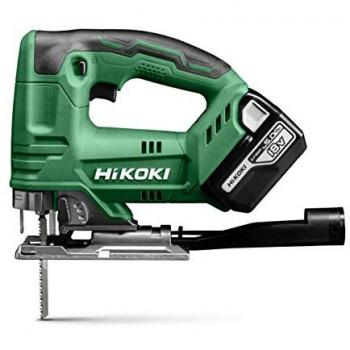 Sierra de calar inalámbrica HiKOKI CJ18DAWPZ 18V, 2 baterías de 5Ah, corte máximo 135mm