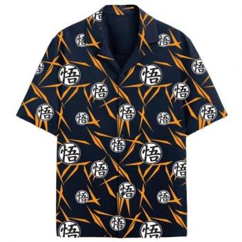 Camisa manga corta de adulto Dragon Ball Z negra talla XXL