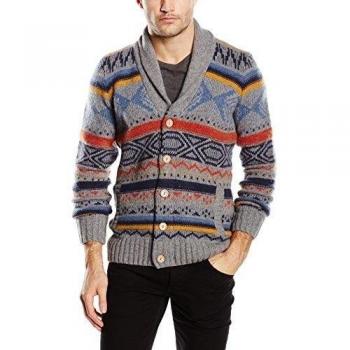 Mavi JACQUARD CARDIGAN-Jersey de punto Hombre,  
 Grau