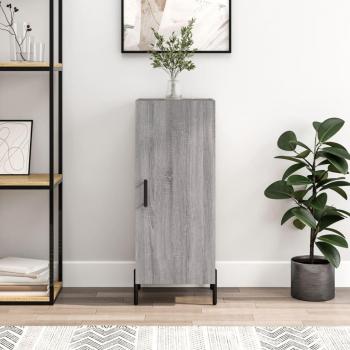 Aparador de madera de ingeniería gris Sonoma 34,5x34x90 cm - Mueble de Almacenaje de Salón, Buffet para salón, Armario Auxiliar, Armario de Almacenamiento