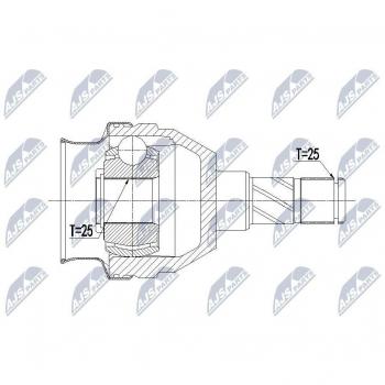 Juego de articulación para árbol de transmisión NTY NPW-PL-066