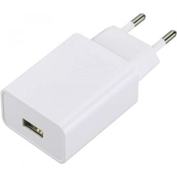 Cargador Rápido USB para Smartphone 2.1A con Enchufe de Pared Q-CD013
