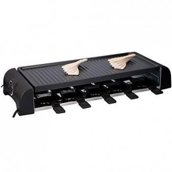 Cuisinier Deluxe Raclette-Barbacoa con sartenes