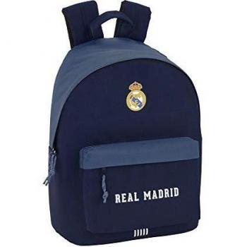 Safta Real Madrid Mochila Escolar, 41 cm, Azul