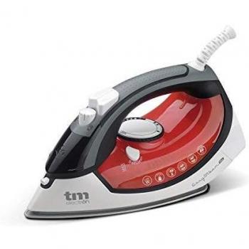 TM Electron TMPPL011 Plancha a Vapor, 2200 W, 0.32 Liters, Plástico, Rojo