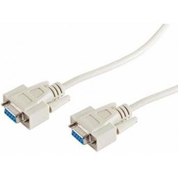 Cable D-SUB 1:1 hembra/hembra de 9 pines, 1.8m