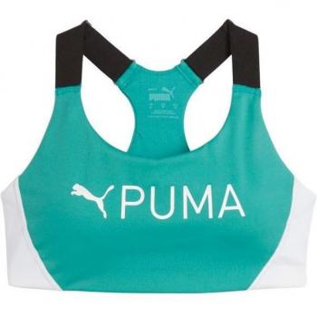 Sujetador deportivo Puma 4Keeps Eversculpt verde para mujer