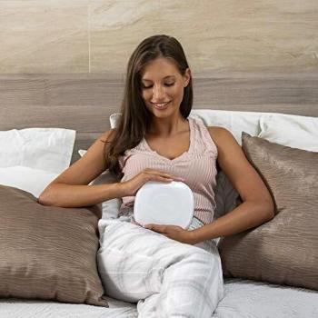 Imetec - BW03 Bolsa eléctrica e inalámbrica, tecnología cerámica, calentamiento ultrarrápido, termostato de seguridad, luz de recarga
