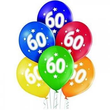 Party Fiesta 6 Globos Nº60 27 Cm