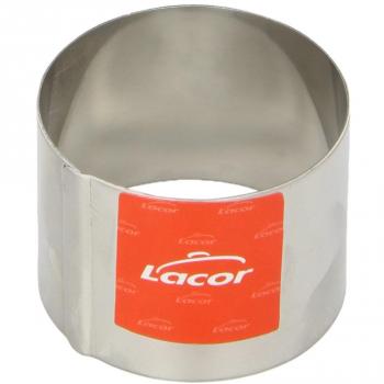 Lacor Aro Redondo Mouse, Acero Inoxidable, Plateado, 6x4,5 CM