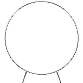 Arco Decorativo de Bodas 200cm - Plata, Fácil de Transportar y Reutilizable