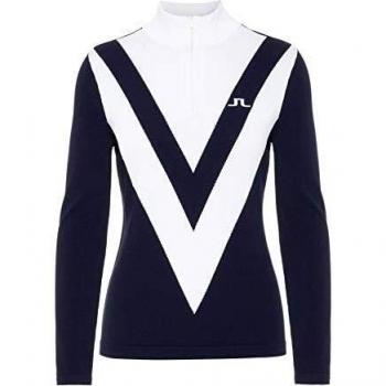 J.Lindeberg Lumis Quarter - Jersey para Mujer con Cremallera