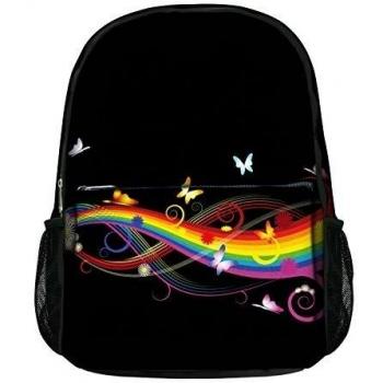 Luxburg diseño Mochila para la Escuela, Deporte, Ocio, Viajes. Diferentes diseños! Schmetterlingen und Regenbögen 300x420mm