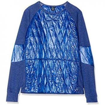 Odlo Midlayer Crew Neck Spotlight - Jersey para Hombre, Talla XXL, Color Azul