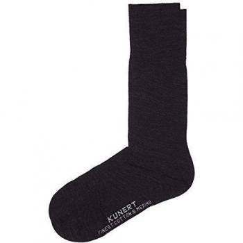 KUNERT Finest Cotton & Merinowool - Calcetines para hombre, color grau