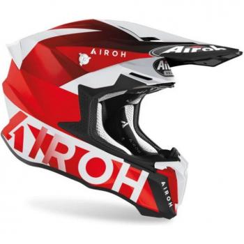 Airoh Casco de Cross Twist 2.0 Lift Rojo y Blanco Rojo (2XL)