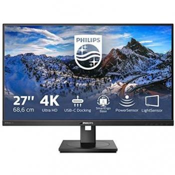 Philips Brilliance 279P1 Monitor 27 LED UltraHD 4K, Ajuste de Altura, USB-C, Color Negro