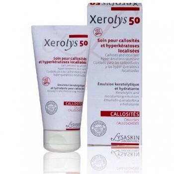 XEROLYS 50 Healing Urea Cream 50% for dry skin of Knees, Elbows, Feet, Psoriasis